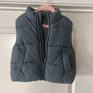 Zara Toddler Puffer Vest - Gray